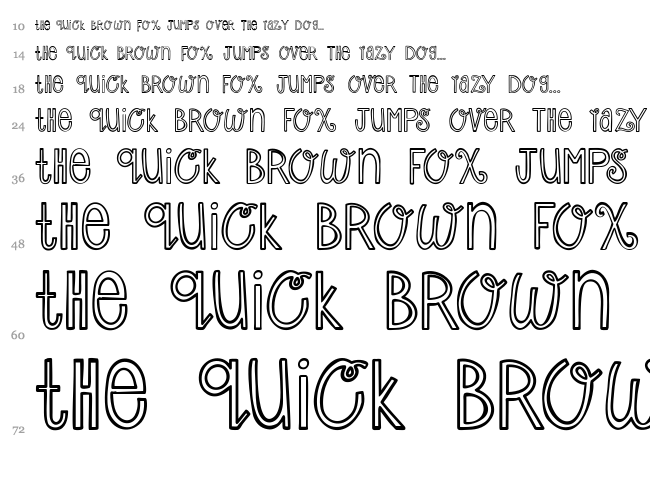 Austie Bost Cherry Cola font waterfall